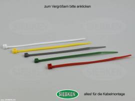 Kabelbinder 2,5x100, je 100Stck - Bild vergrößern