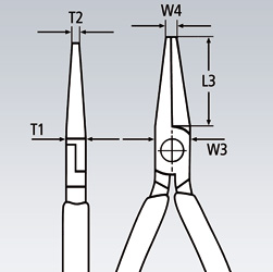 Spreizzange fr Stahlwellmantelkabel